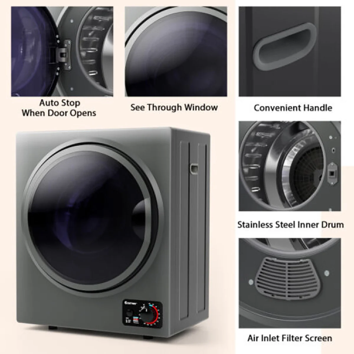 1.5 Cu. Ft. Compact Electric Clothes Dryer - Image 16