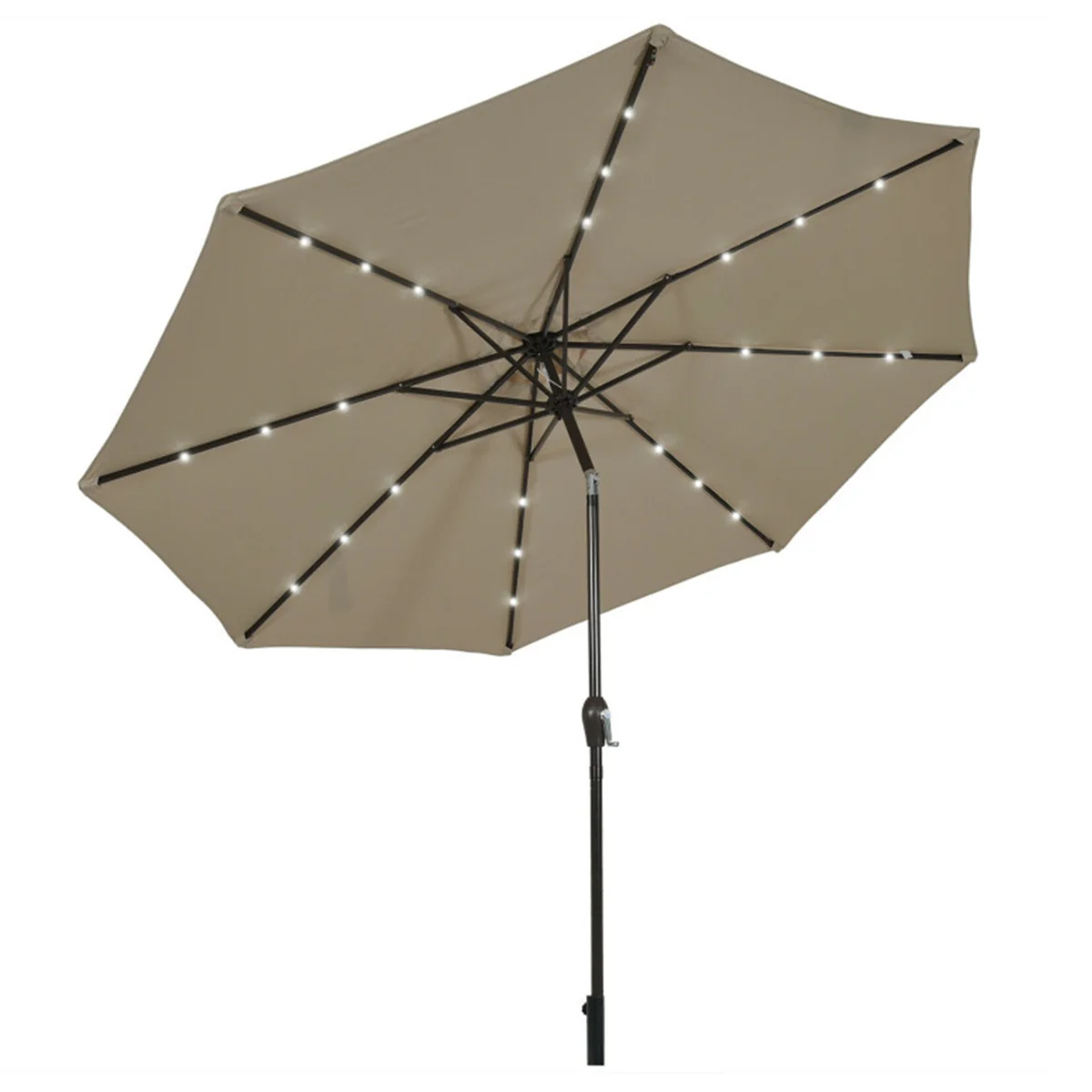 10' Cantilever Patio Umbrella with Solar Powered Lights - Image 28