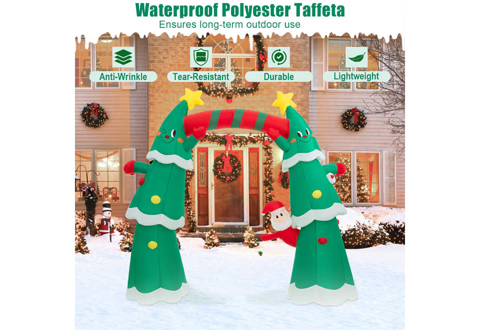 11-Ft. Inflatable Christmas Tree Archway - Image 7