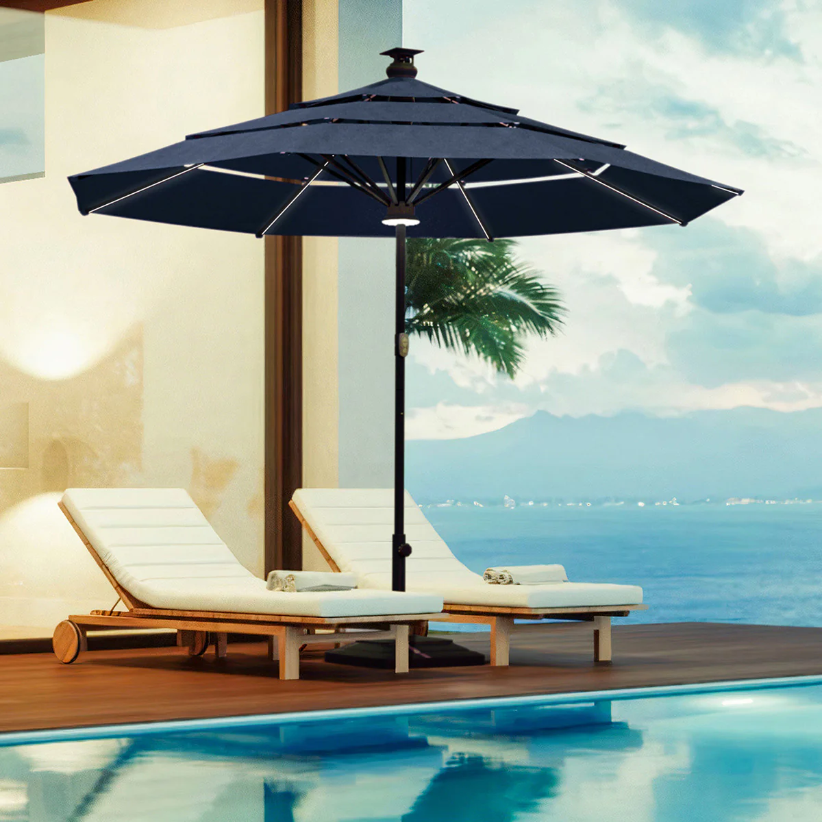 11' Smart Outdoor Umbrella - Image 10