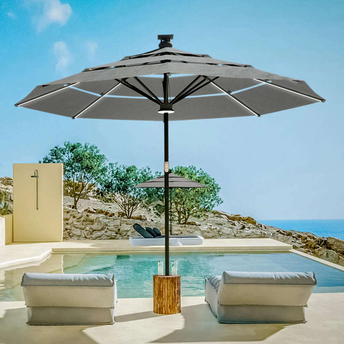 11' Smart Outdoor Umbrella - Image 17