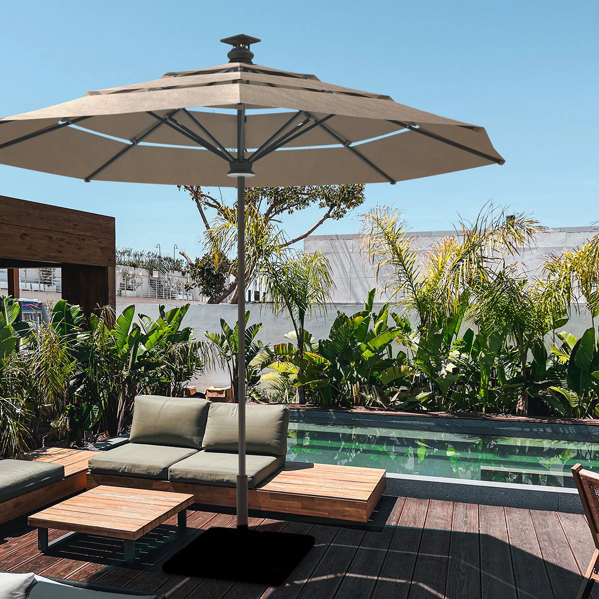 11' Smart Outdoor Umbrella - Image 29
