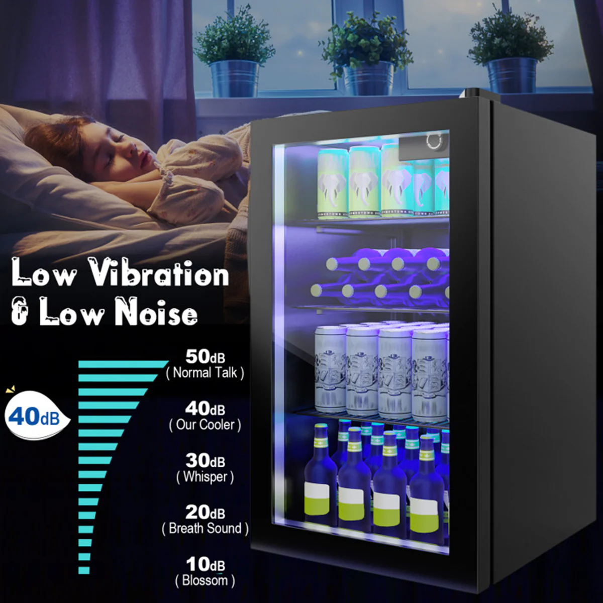 120 Can Beverage Refrigerator with Glass Door - Image 5
