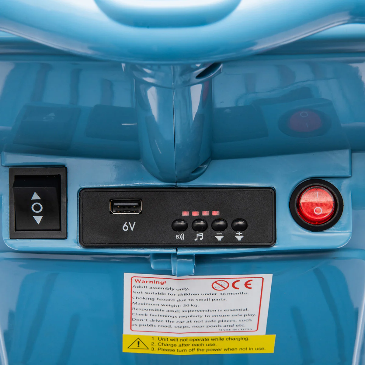 12V E-Vespa Ride-On Scooter - Image 15