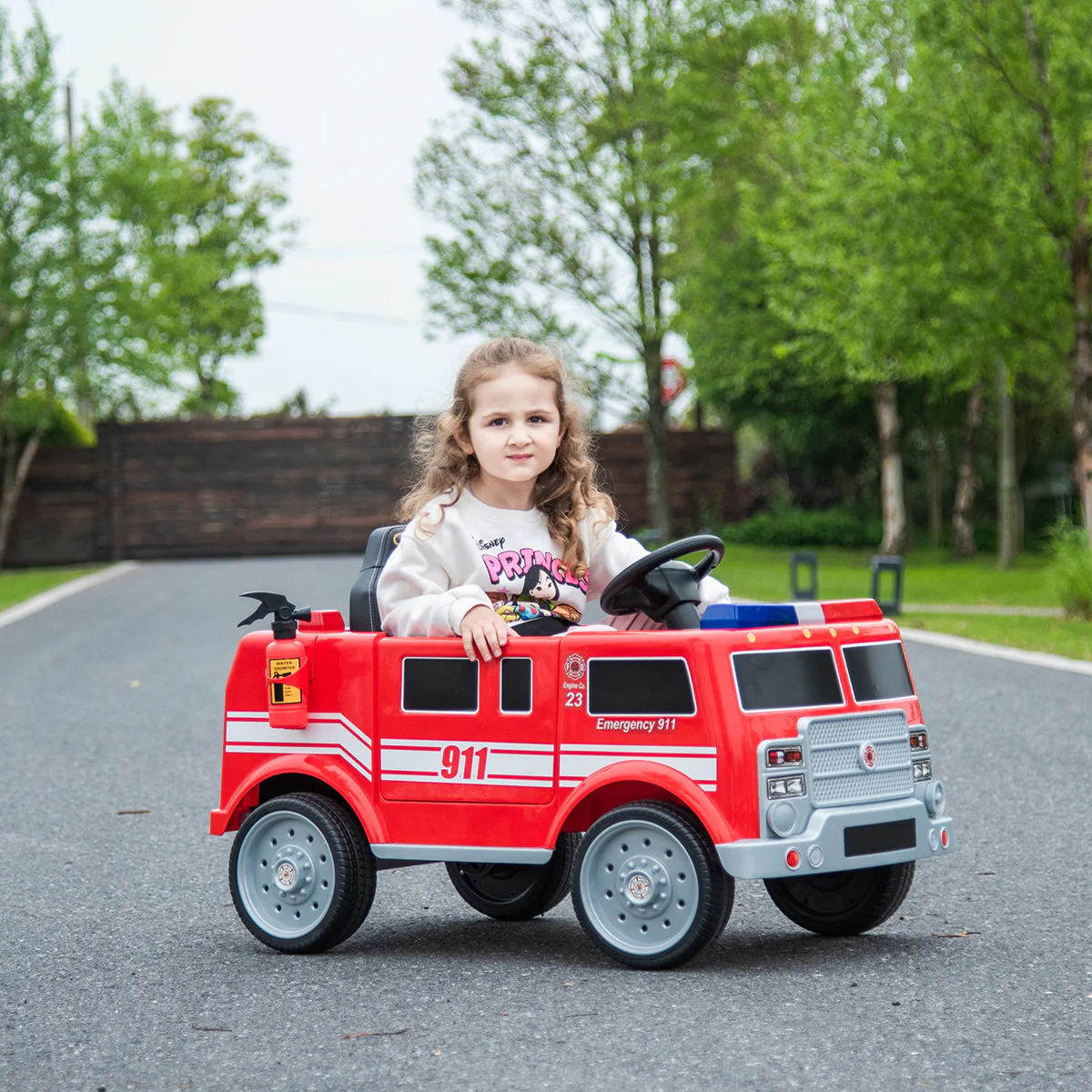 12V Firetruck Ride-On - Image 4