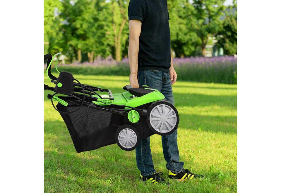 15'' Corded Electric Lawn Dethatcher - Image 3