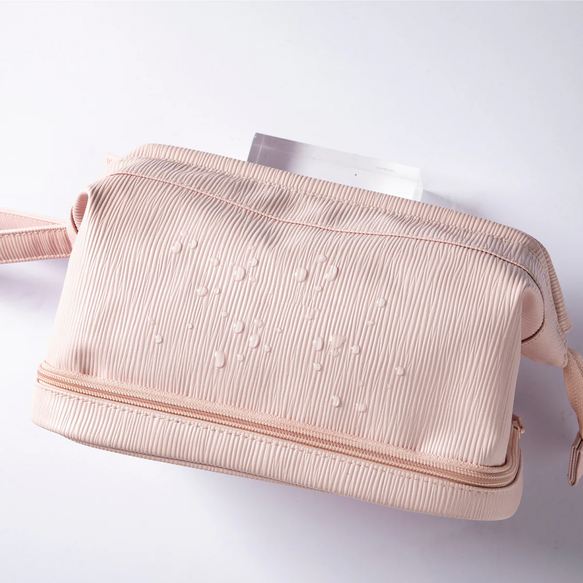2-in-1 Cosmetic Case with Makeup Brush Compartment - Image 15