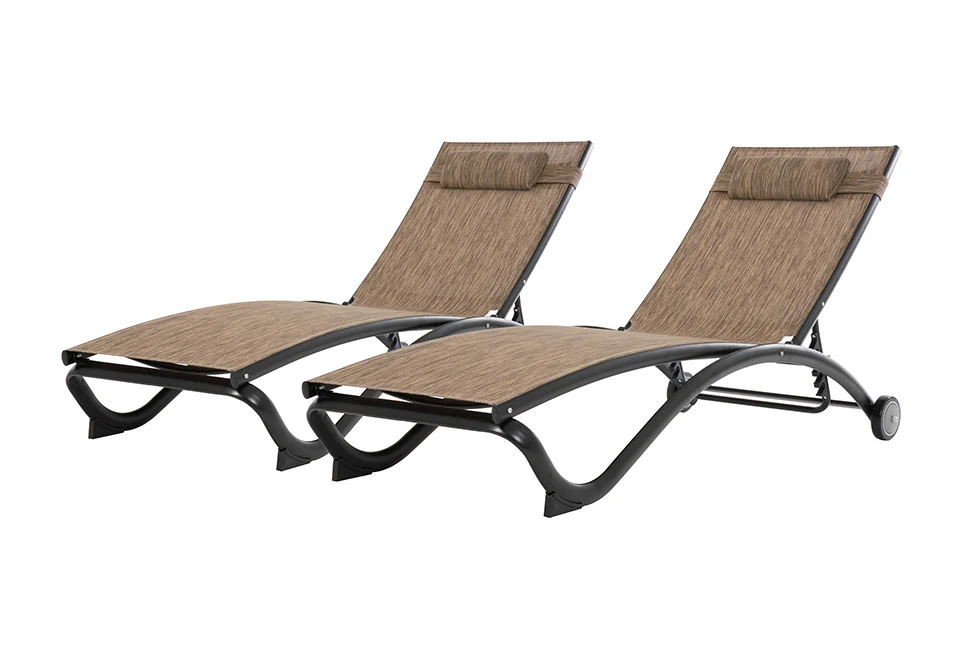 2-Piece Glendale Pool Lounger with Wheels - Image 7