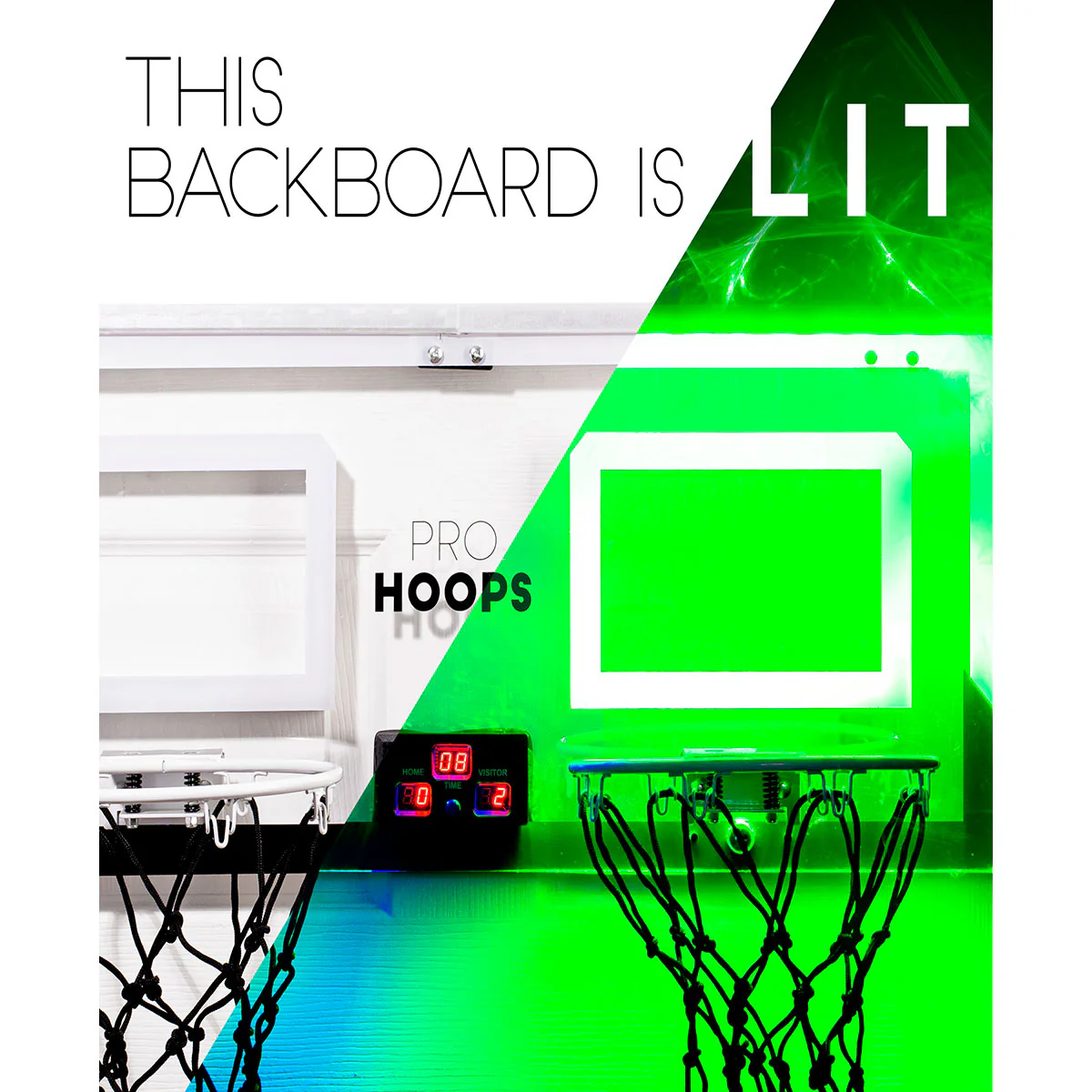 2-Player Light-Up Basketball Hoop - Image 11