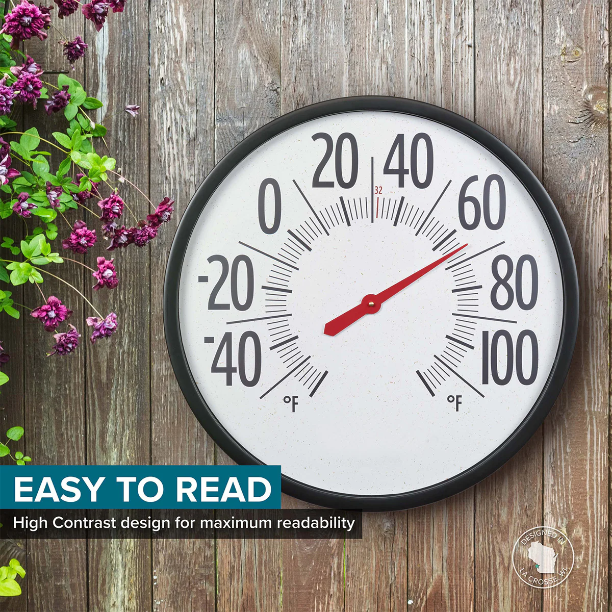 22'' Oversized Dial Thermometer - Image 2