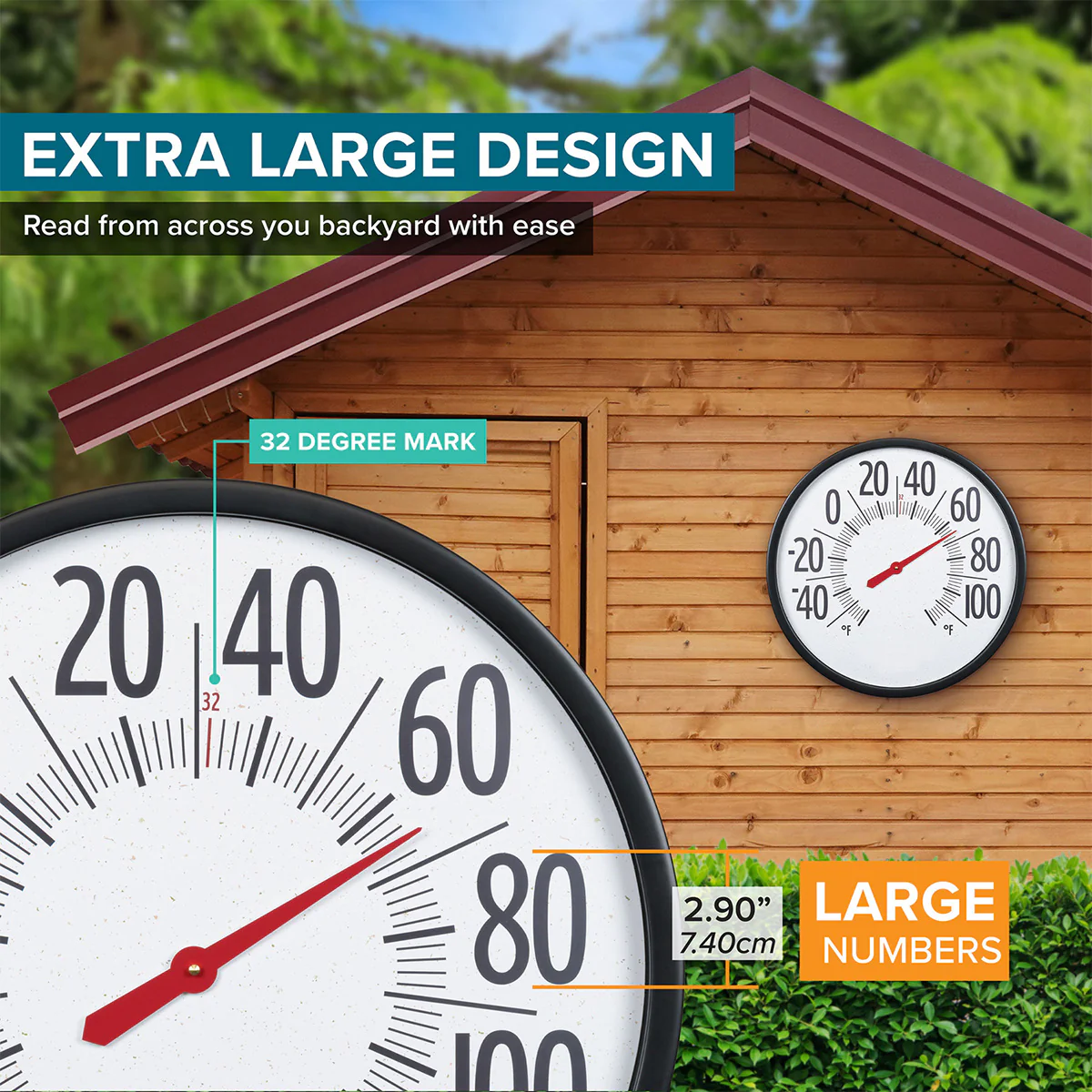 22'' Oversized Dial Thermometer - Image 4