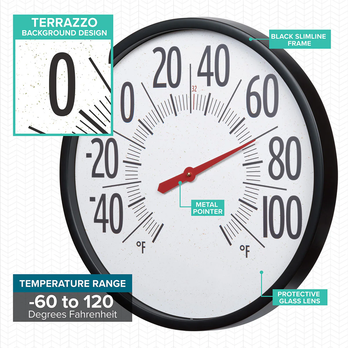 22'' Oversized Dial Thermometer - Image 6