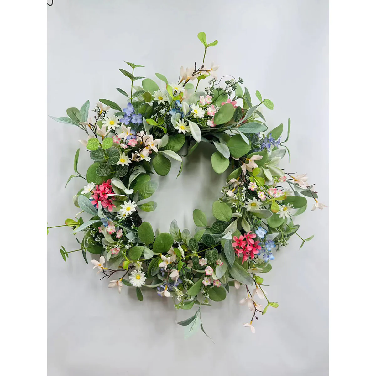 24'' Solar LED Wreath - Image 17