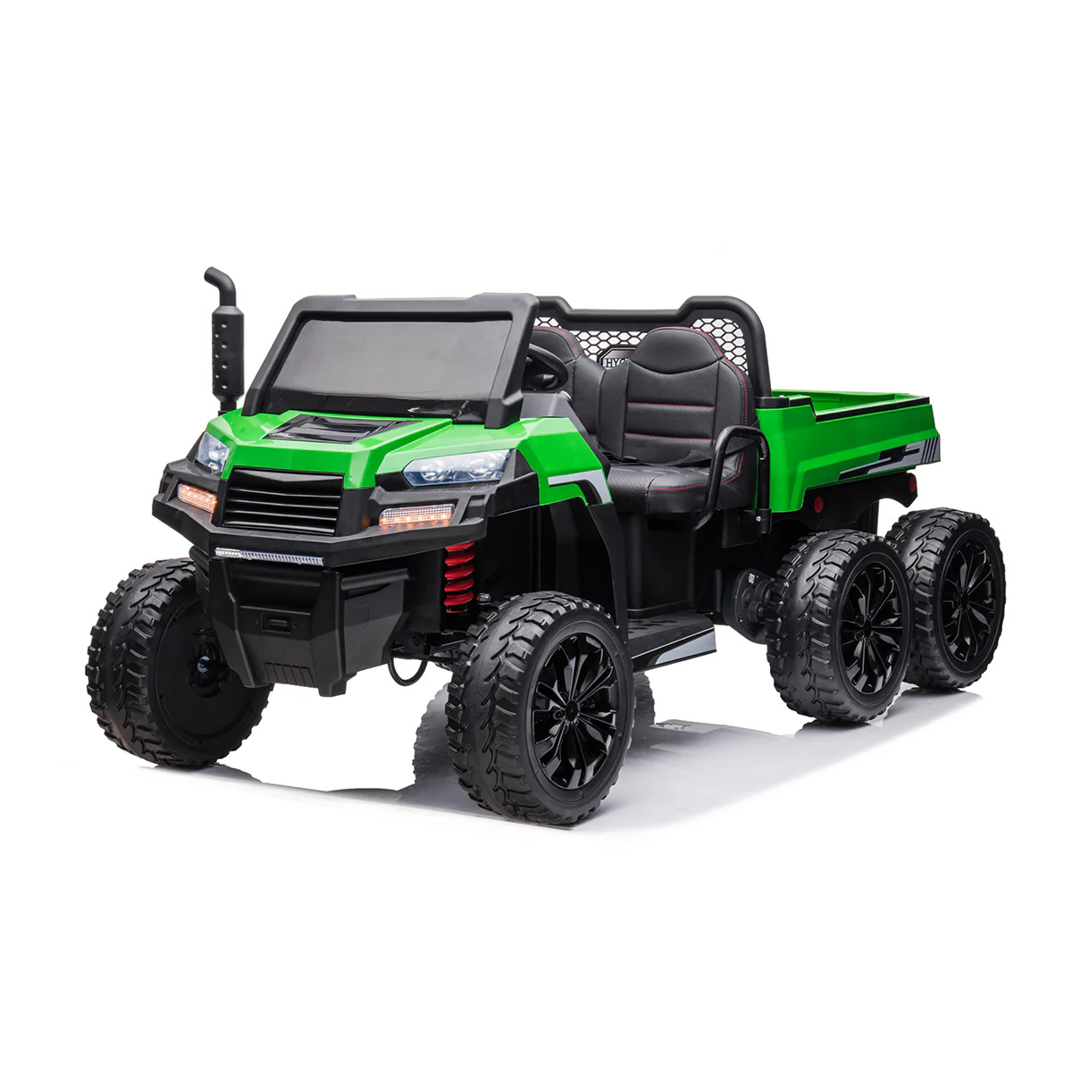 24V 6 Wheeler Tractor Trailer with Dump Cart