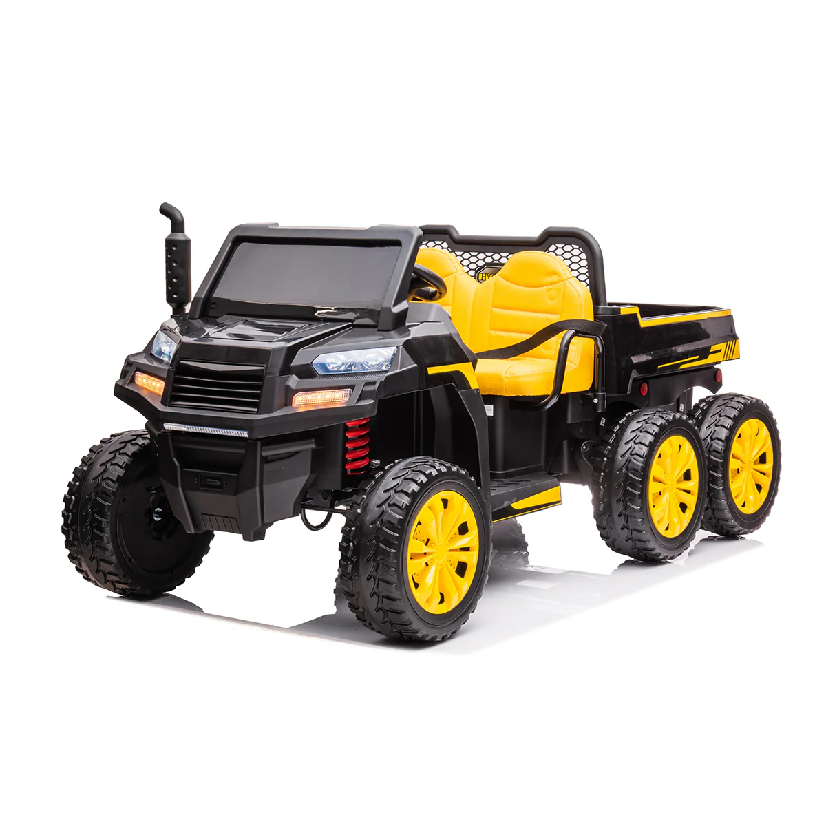 24V 6 Wheeler Tractor Trailer with Dump Cart - Image 15