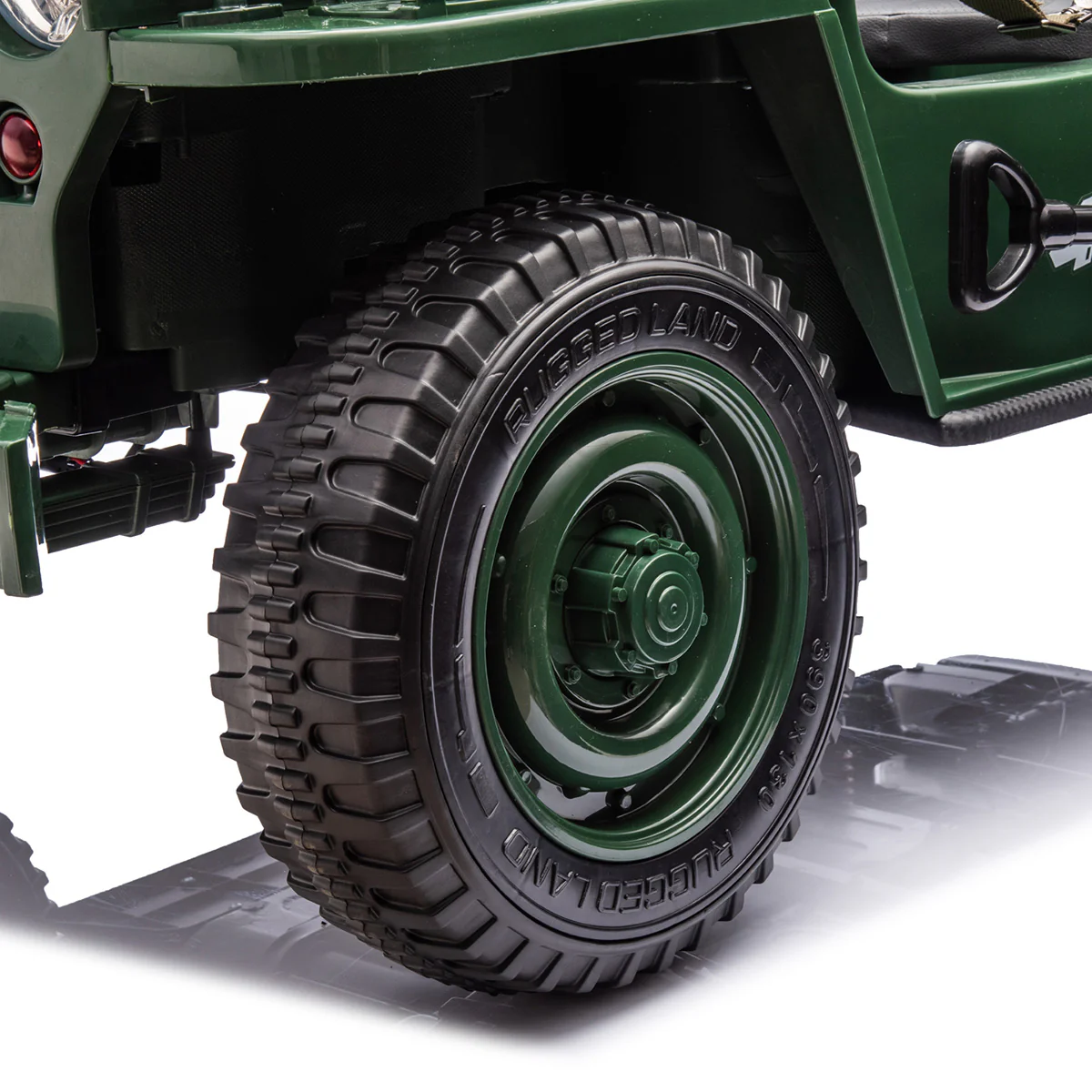 24V Military Willy Jeep Ride-On - Image 13