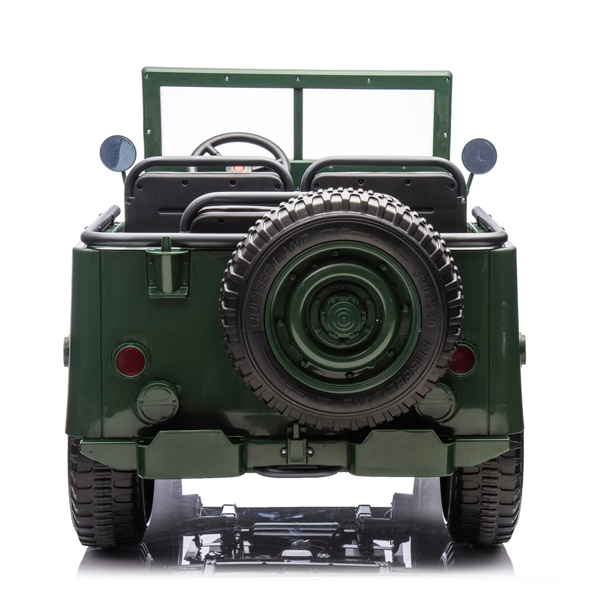 24V Military Willy Jeep Ride-On - Image 7