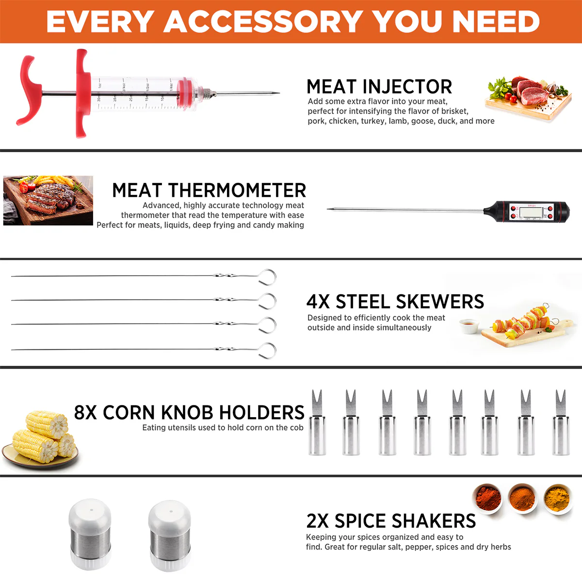 25-Piece BBQ Accessory Set - Image 5