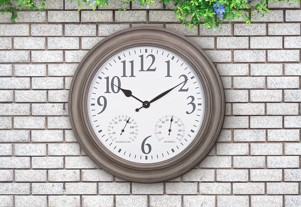 26.2'' Indoor/Outdoor Wall Clock