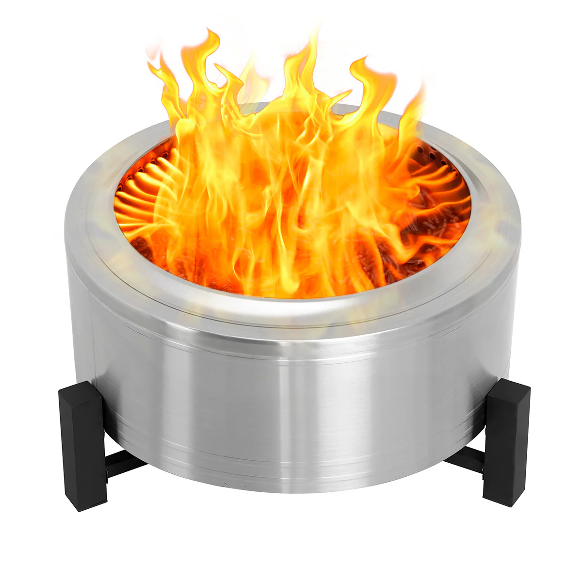 27'' Outdoor Smokeless Wood-Burning Fireplace - Image 11