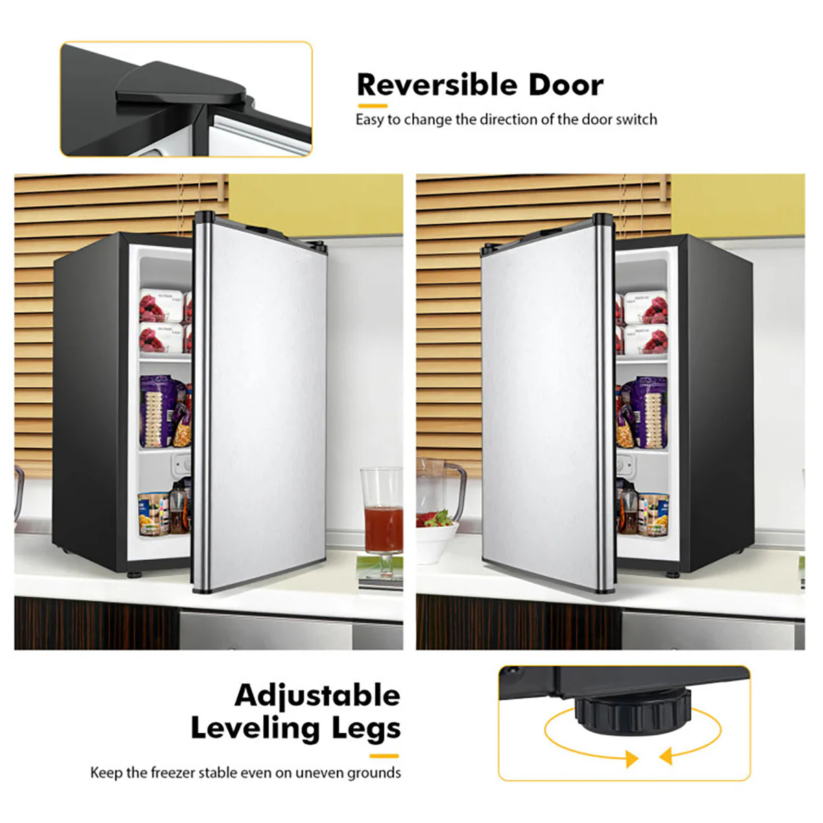 3 Cu. Ft. Manual Defrost Upright Freezer - Image 4