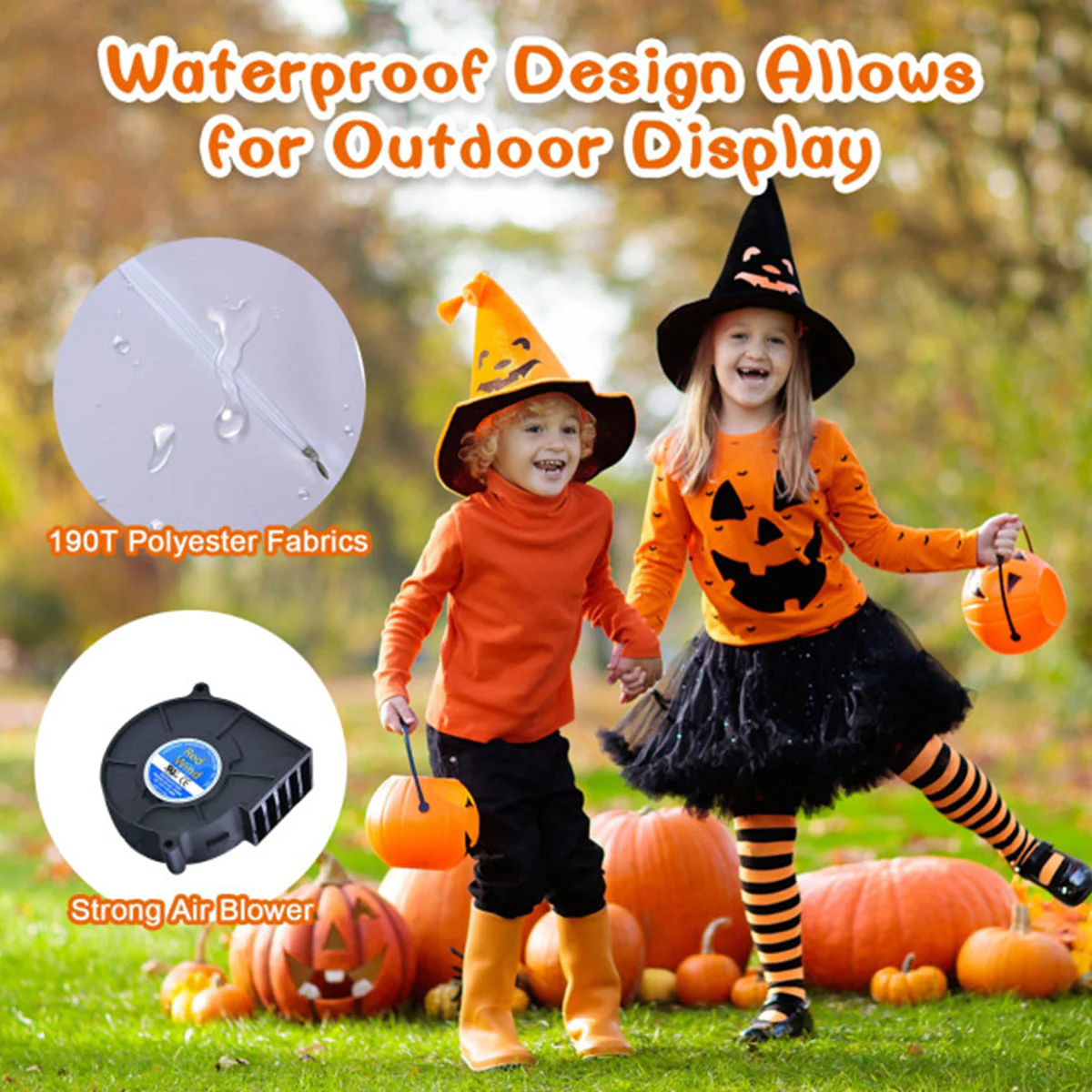 3-Ft. Inflatable Halloween Eyeballs (Set of 2) - Image 9