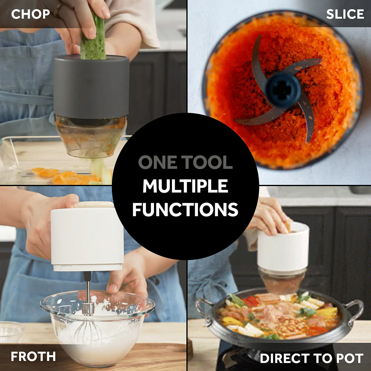 3-in-1 Cordless Food Prep System - Image 12