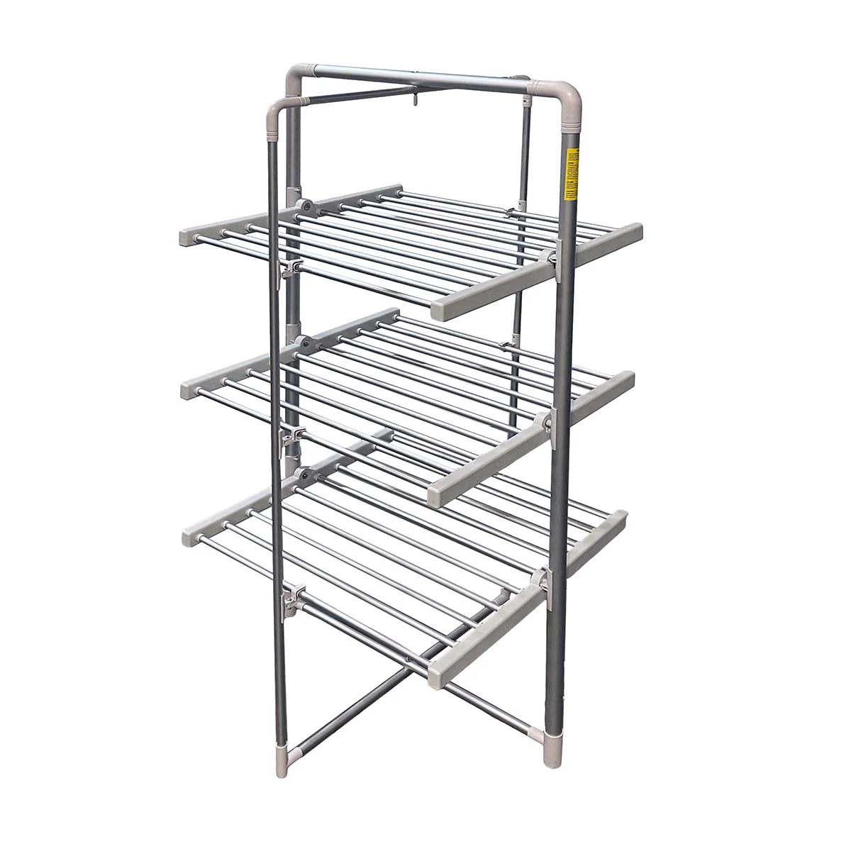 3-Tier Deluxe Heated Fold-Up Drying Rack - Image 2