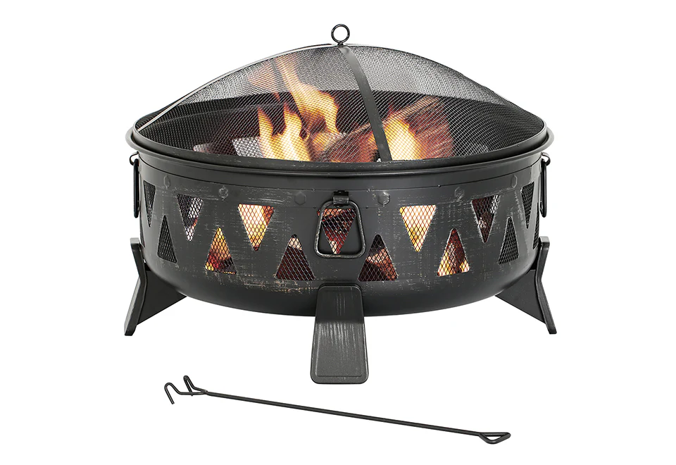 30'' Antique Wood-Burning Fire Pit