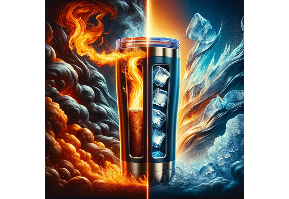 30 oz Dual Chamber Hot/Cold Insulated Tumbler - Image 17