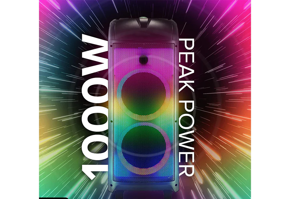 360° Portable Bluetooth Speaker With LED Party Lighting - Image 9