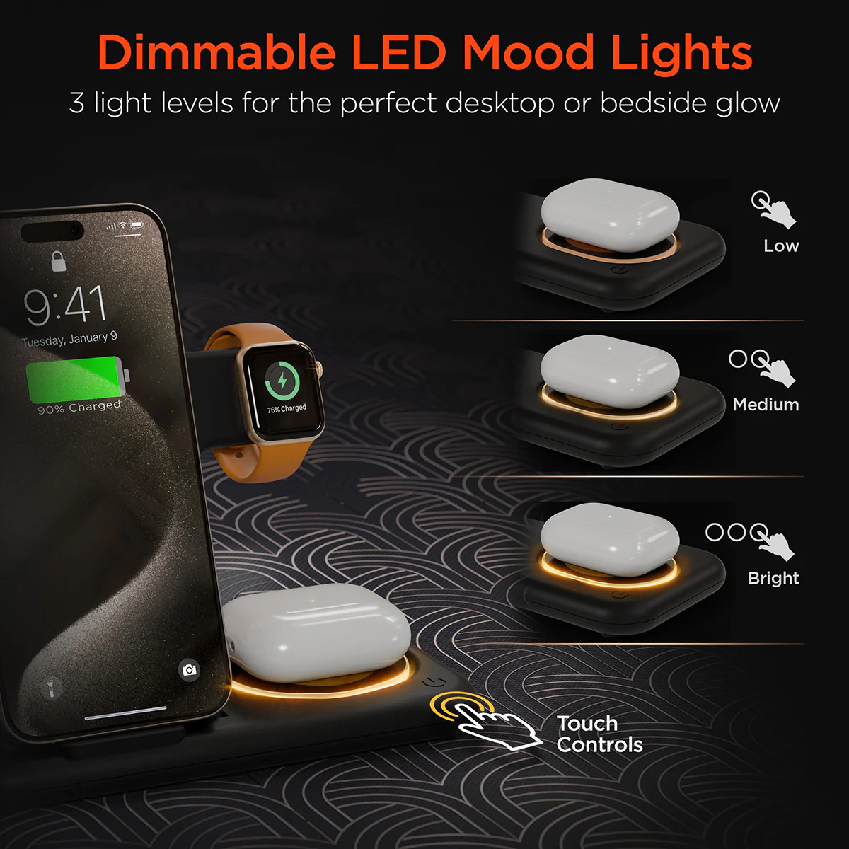 4-in-1 Foldable Apple Charging Station - Image 10