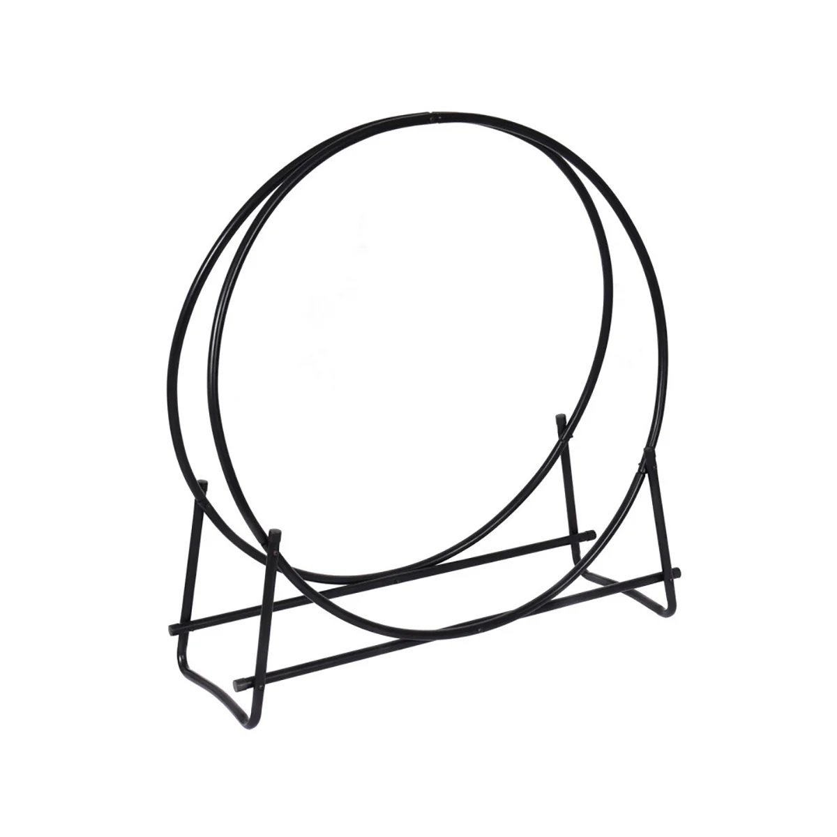 40'' Log Hoop Firewood Storage Rack - Image 10