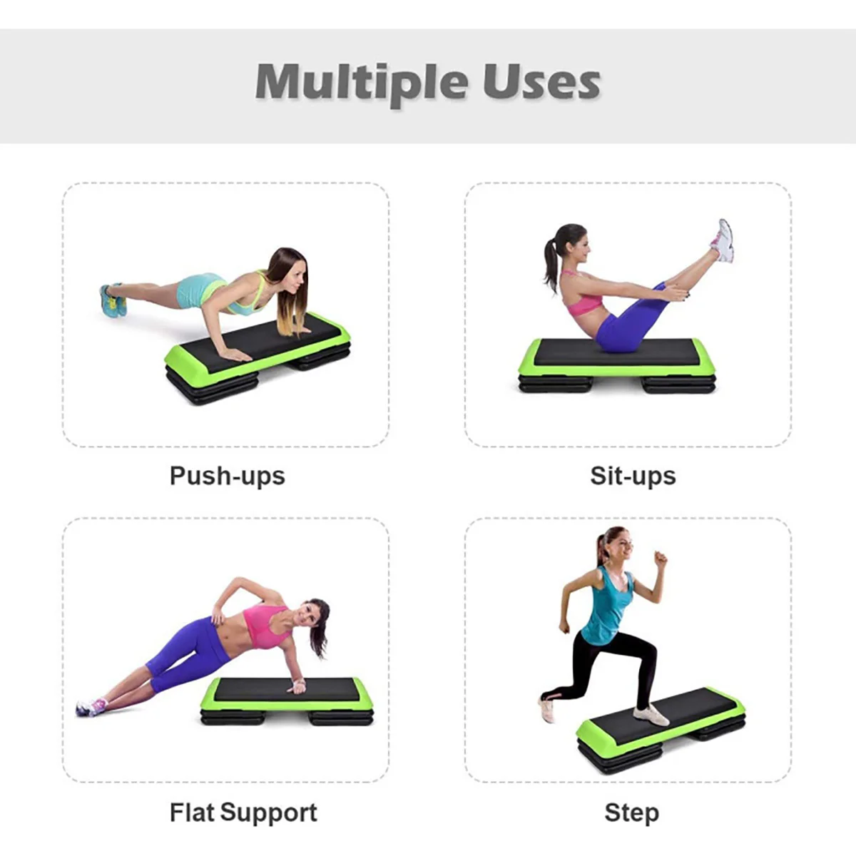 43'' Height Adjustable Fitness Aerobic Step Platform - Image 12