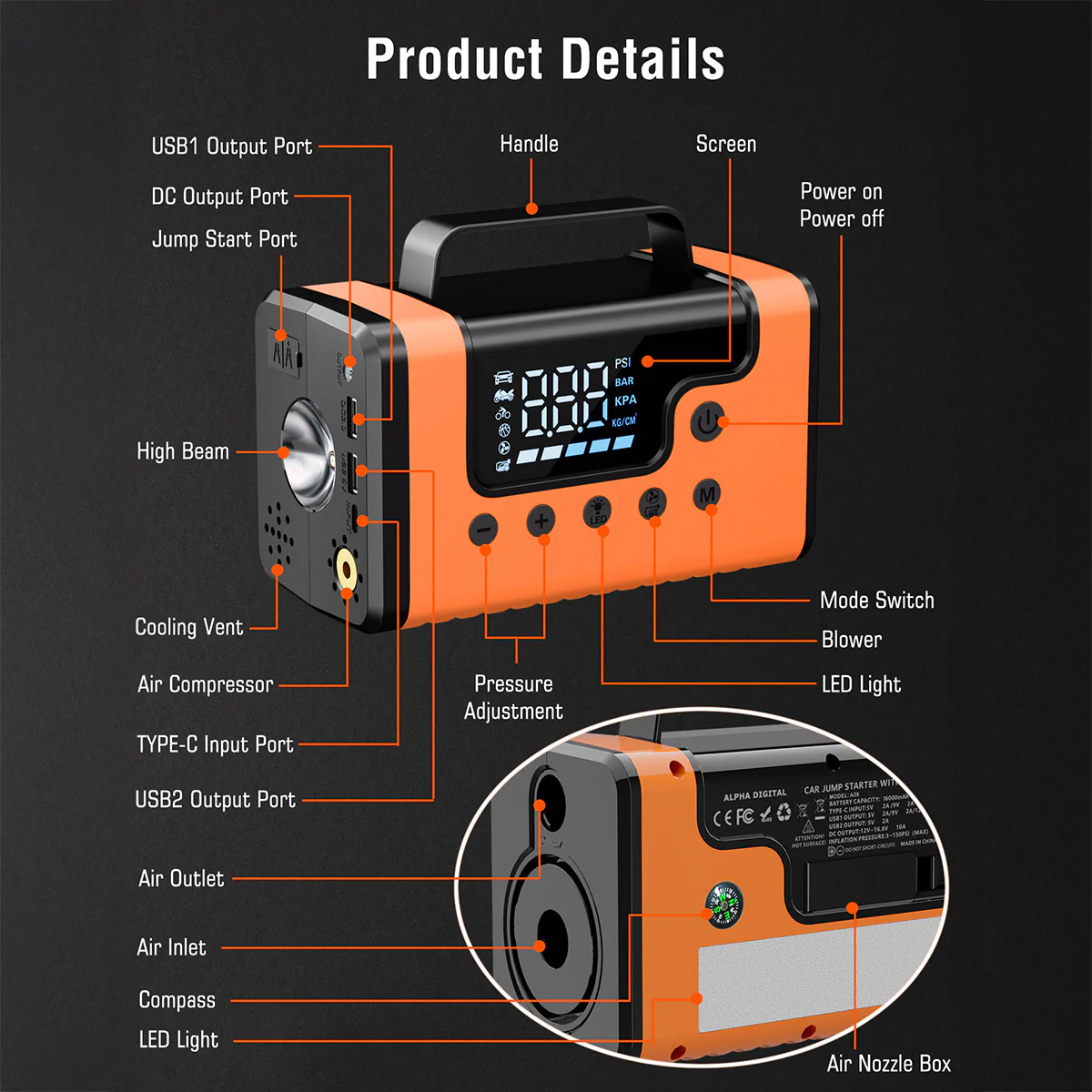 5-in-1 Jump Starter - Image 8