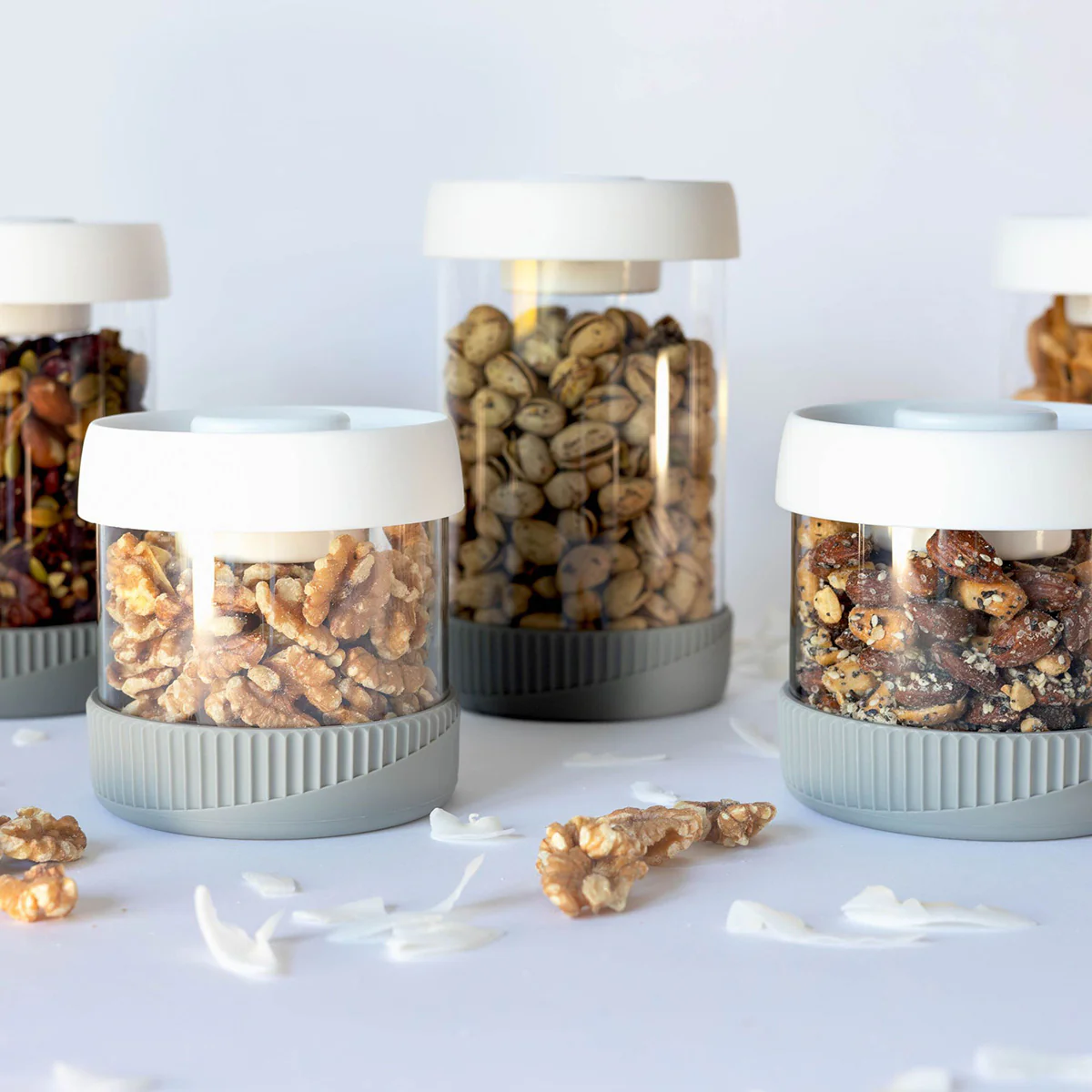 5-Piece Glass Vacuum Storage Containers - Image 4