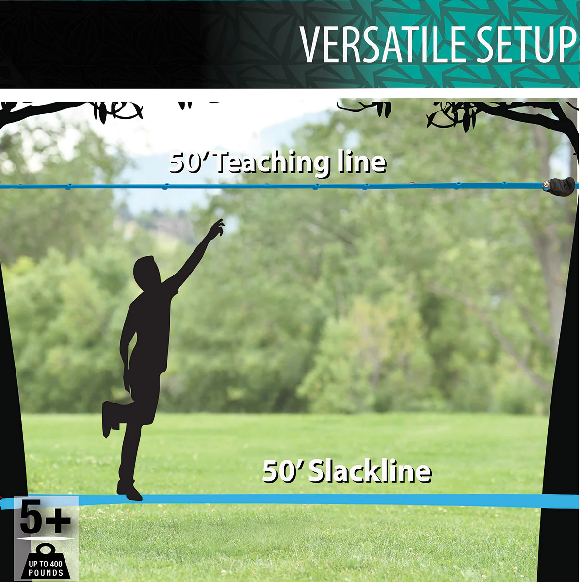 50' Slackline Set - Image 6