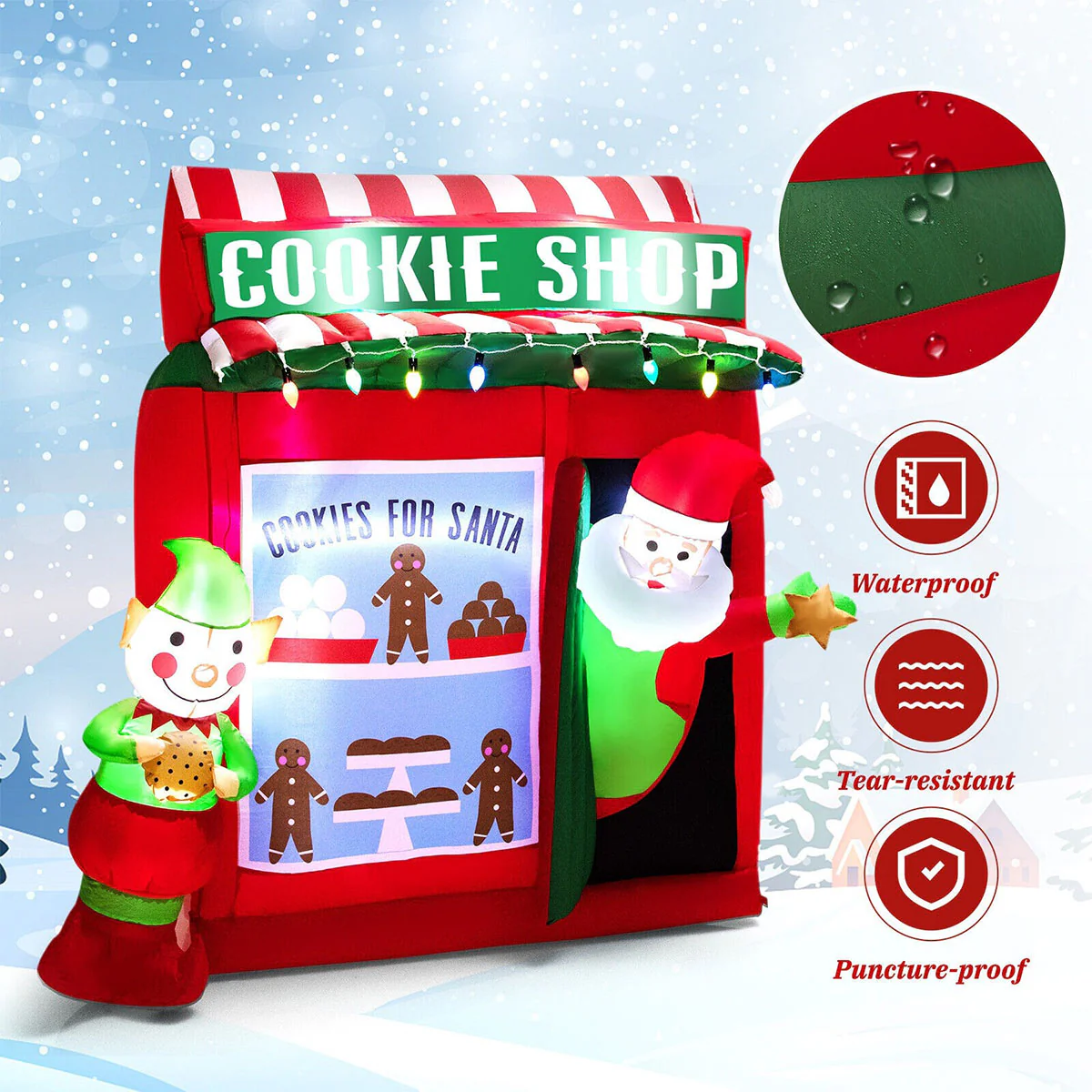 6-Ft. Inflatable Cookie Shop - Image 4