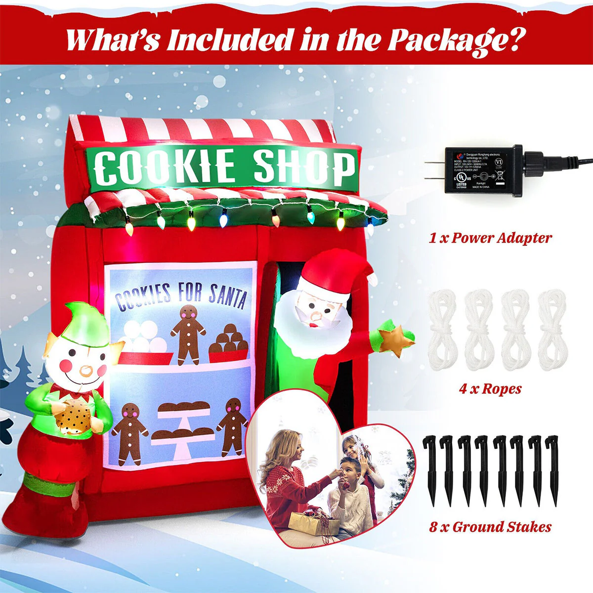 6-Ft. Inflatable Cookie Shop - Image 5