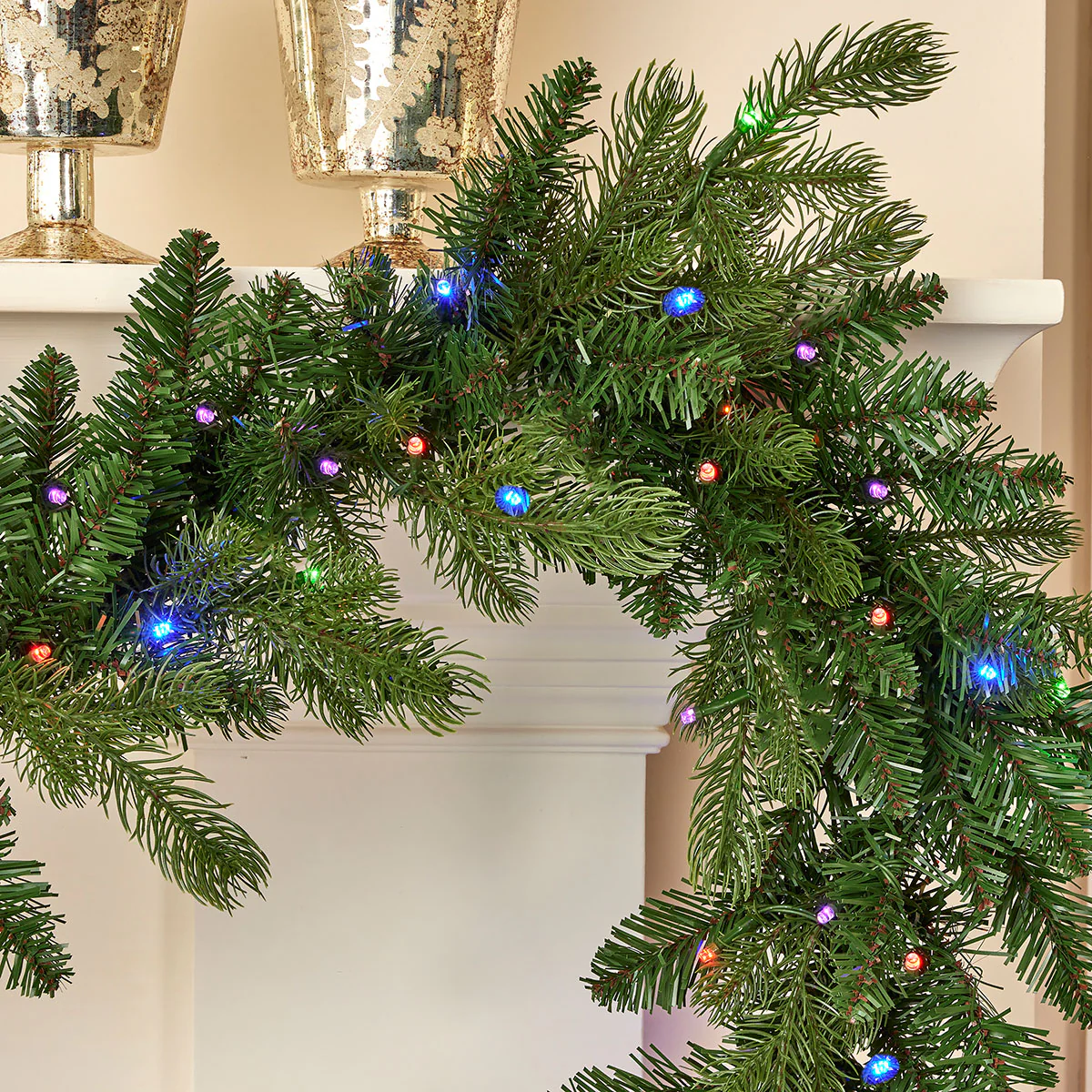 6' Palmetto Pine Garland - Image 4