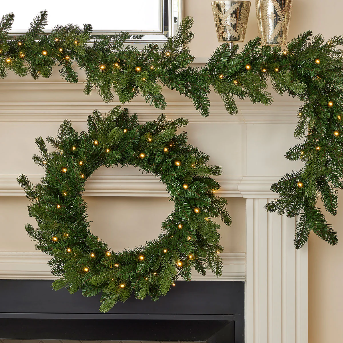 6' Palmetto Pine Garland - Image 7