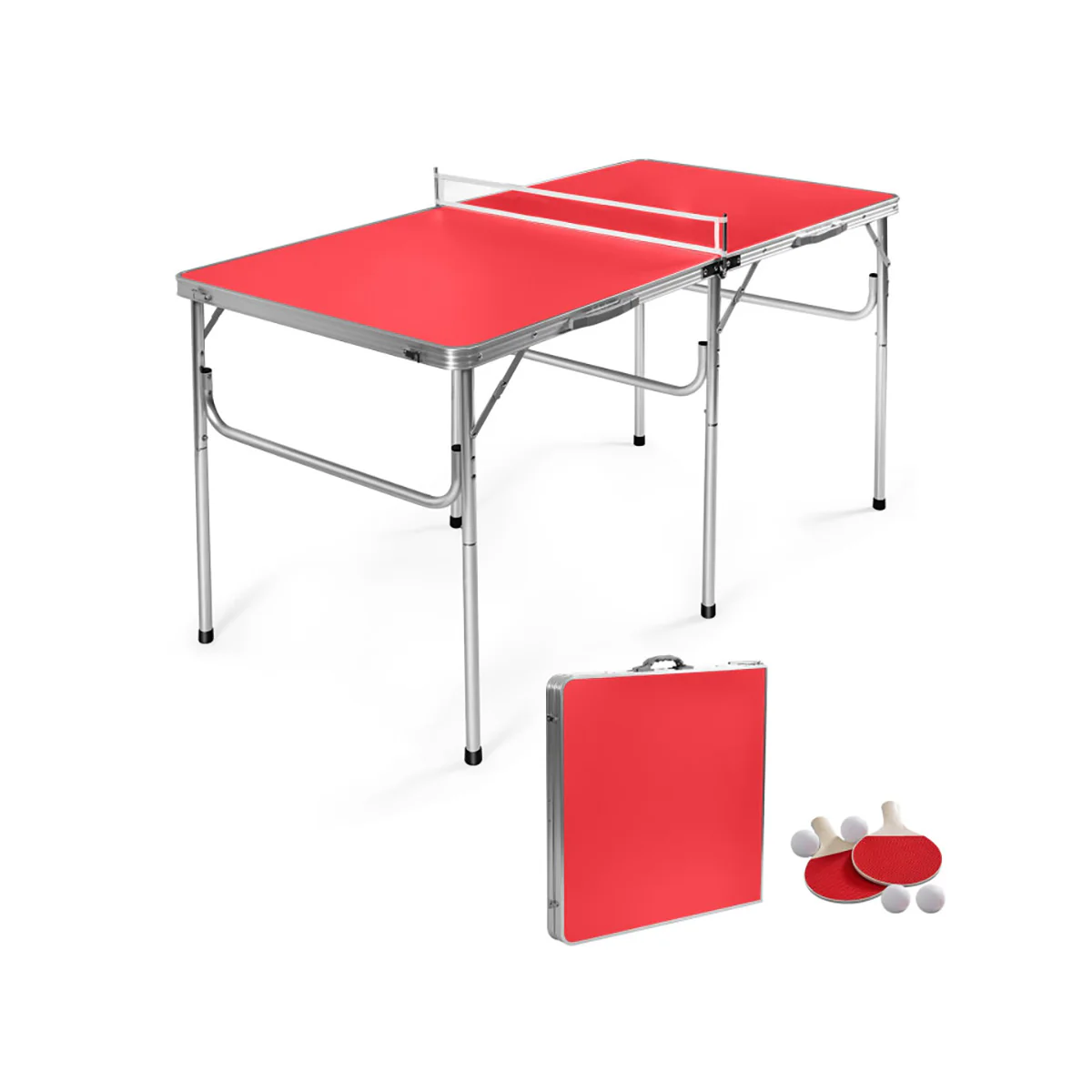 60'' Folding Ping Pong Table Game Set - Image 10
