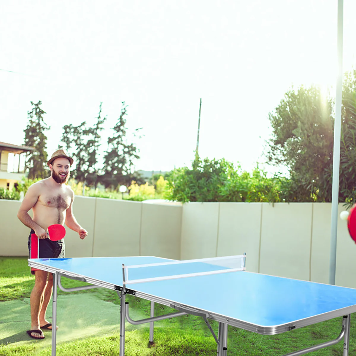 60'' Folding Ping Pong Table Game Set - Image 20