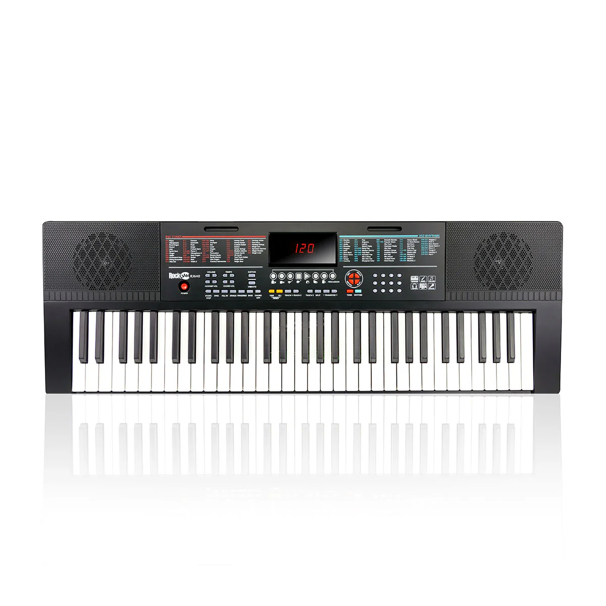 61-Key Keyboard with Stand and Headphones - Image 4