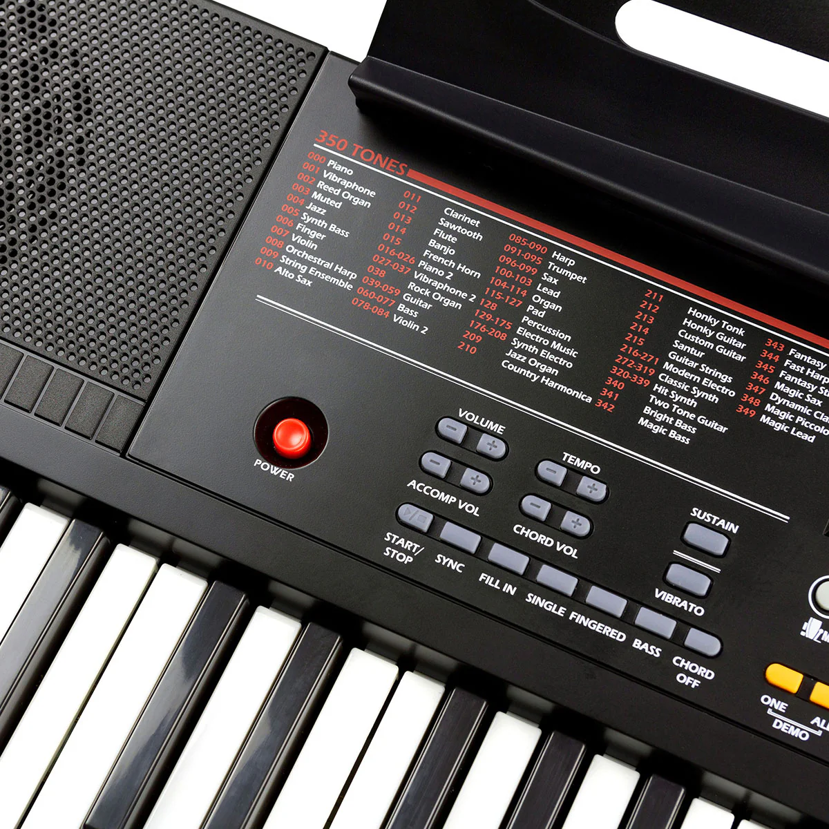61-Key Keyboard with Stand and Headphones - Image 8
