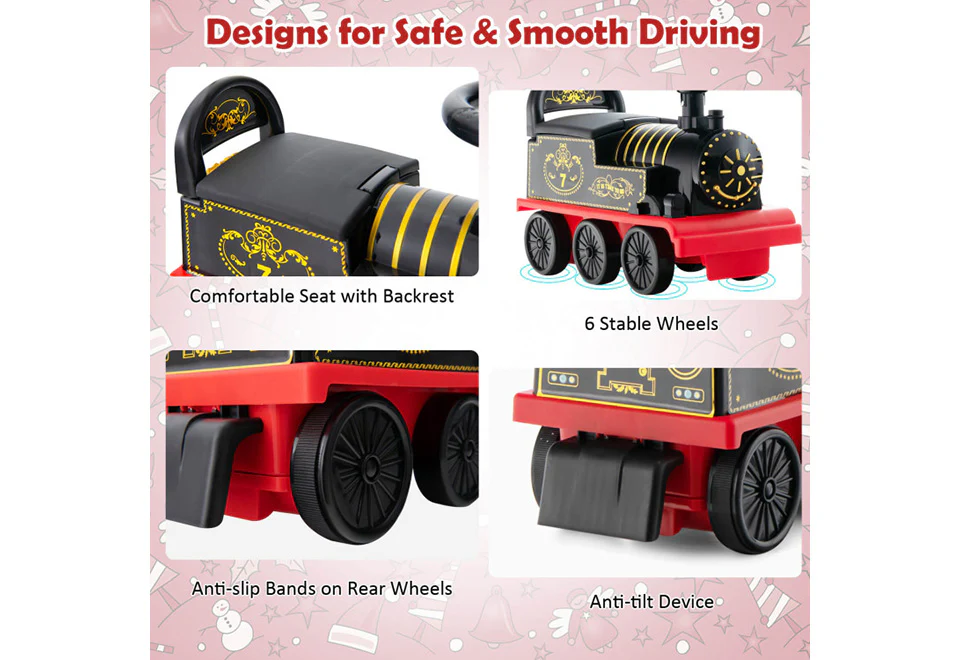 6V Electric Kids Ride-on Train - Image 8