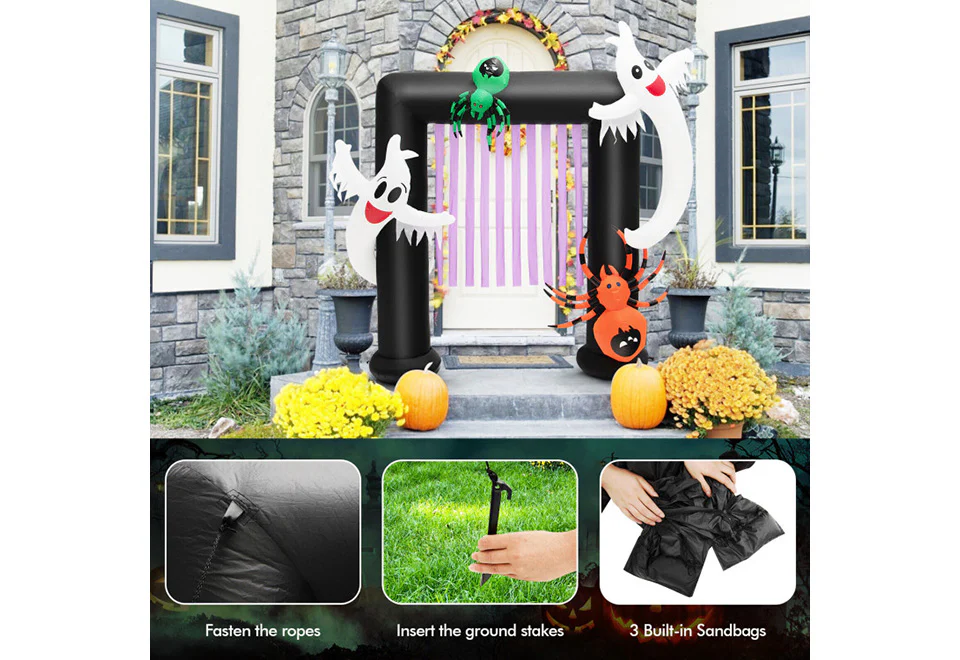 7-Ft. Inflatable Halloween Gateway - Image 4