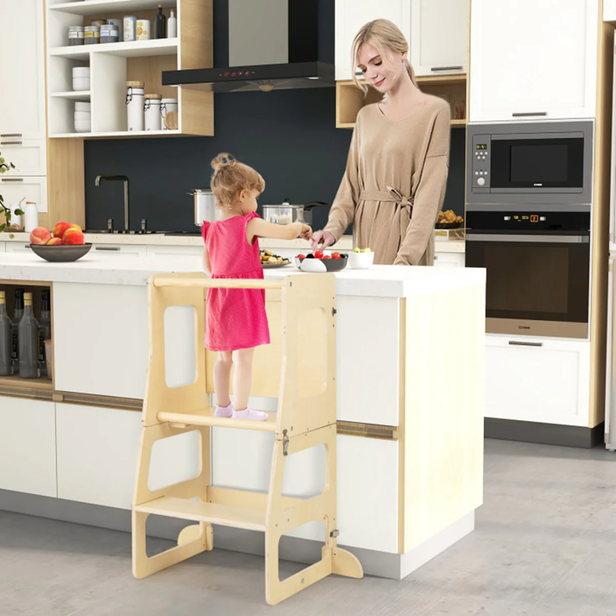 7-in-1 Climbing Toy Connected Table and Chair Set - Image 9