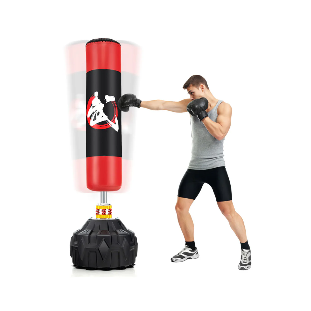 70'' Freestanding Punching Bag - Image 2