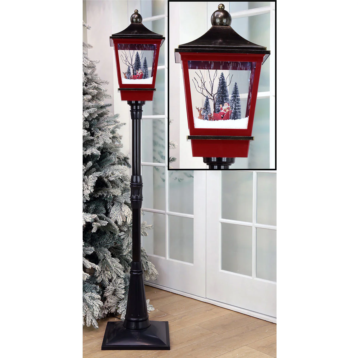 72'' Snowing Lamp Post - Image 2